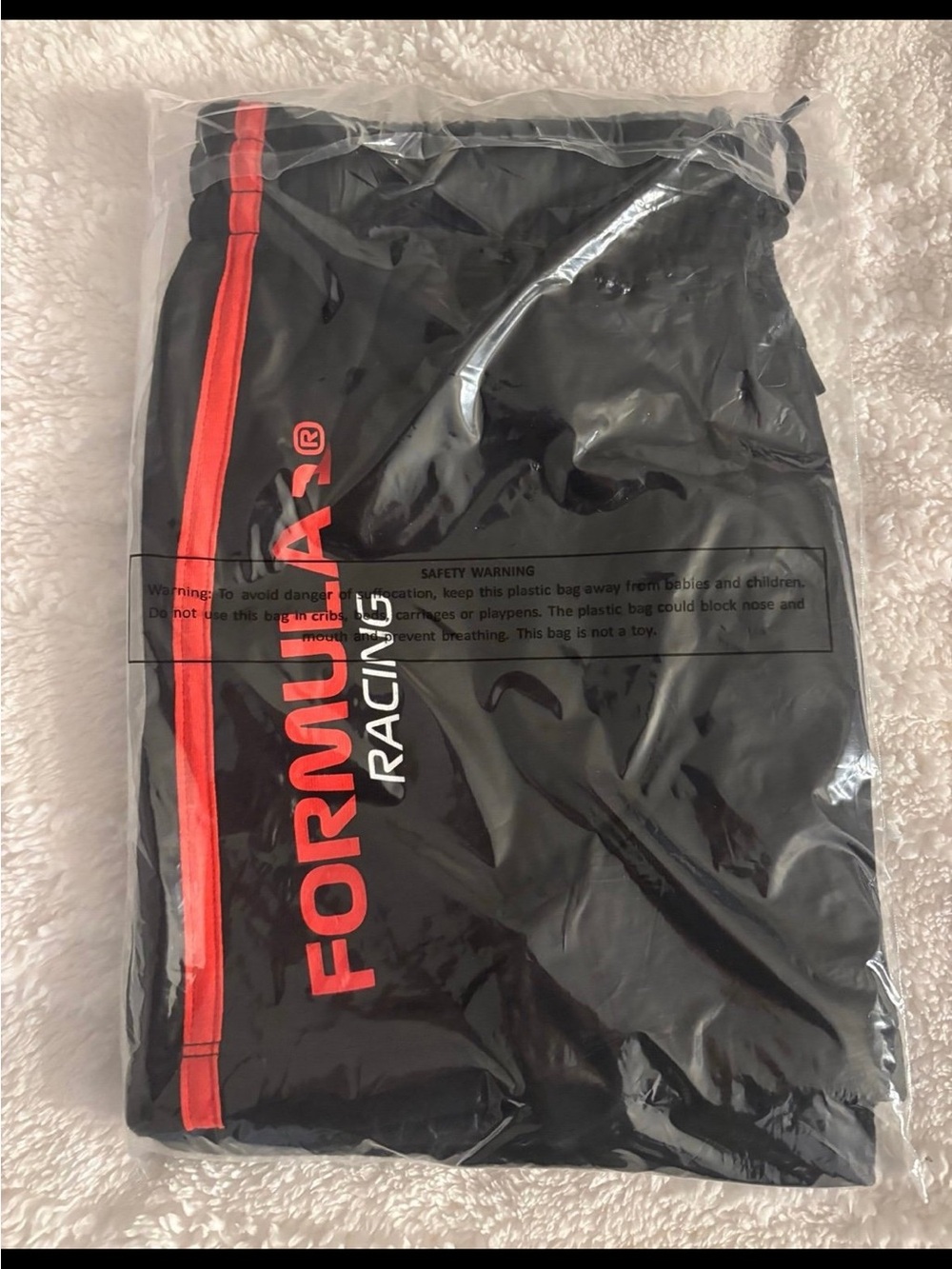 Kohl's Formula Racing Men's Black with Red Trim Athletic Shorts